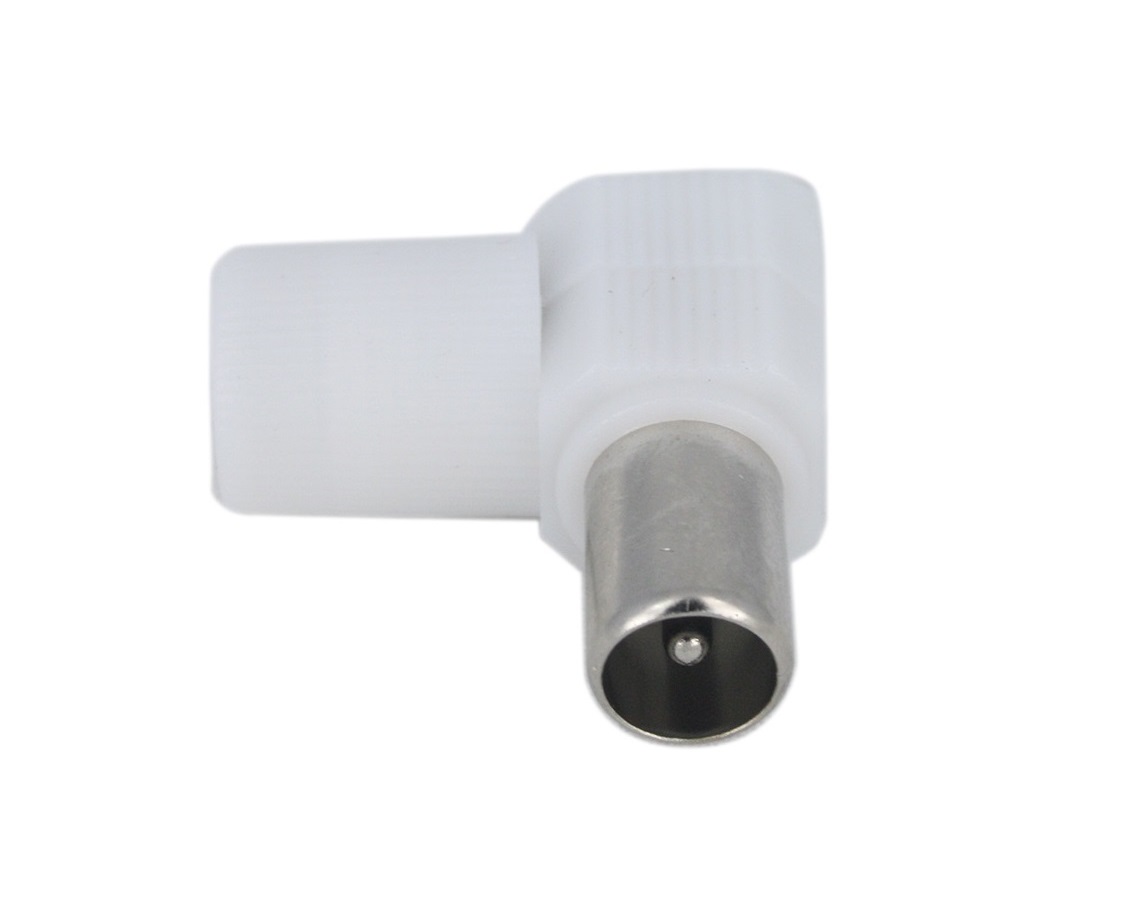 EK C95P-M Coaxial Plug Male White