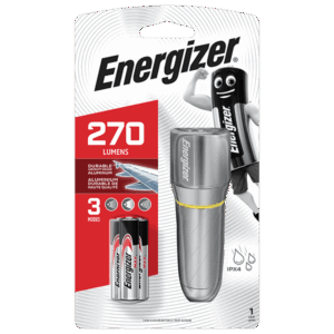 Energizer Vision HD Metal Torch Light 270 Lumens (3xAAA)