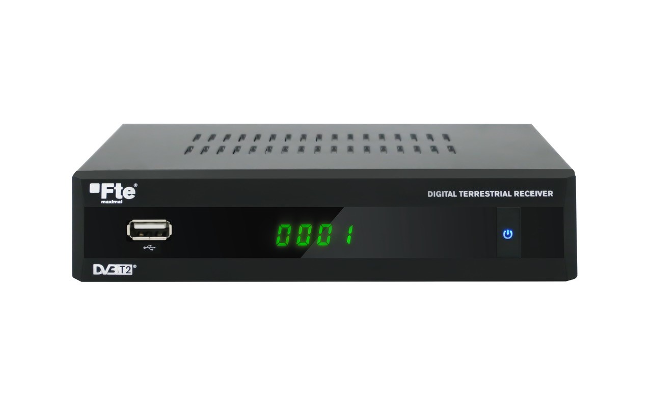 FTE MAXT220HD DVB-T2 FullHD MPEG4 Receiver with RF Loop