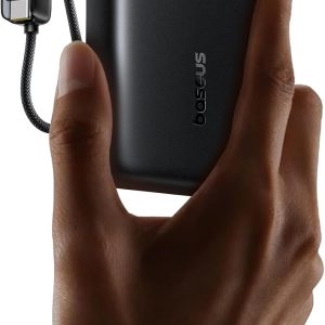 Baseus Powerbank 45W 20000mAh + Display EnerFill FC11 Black