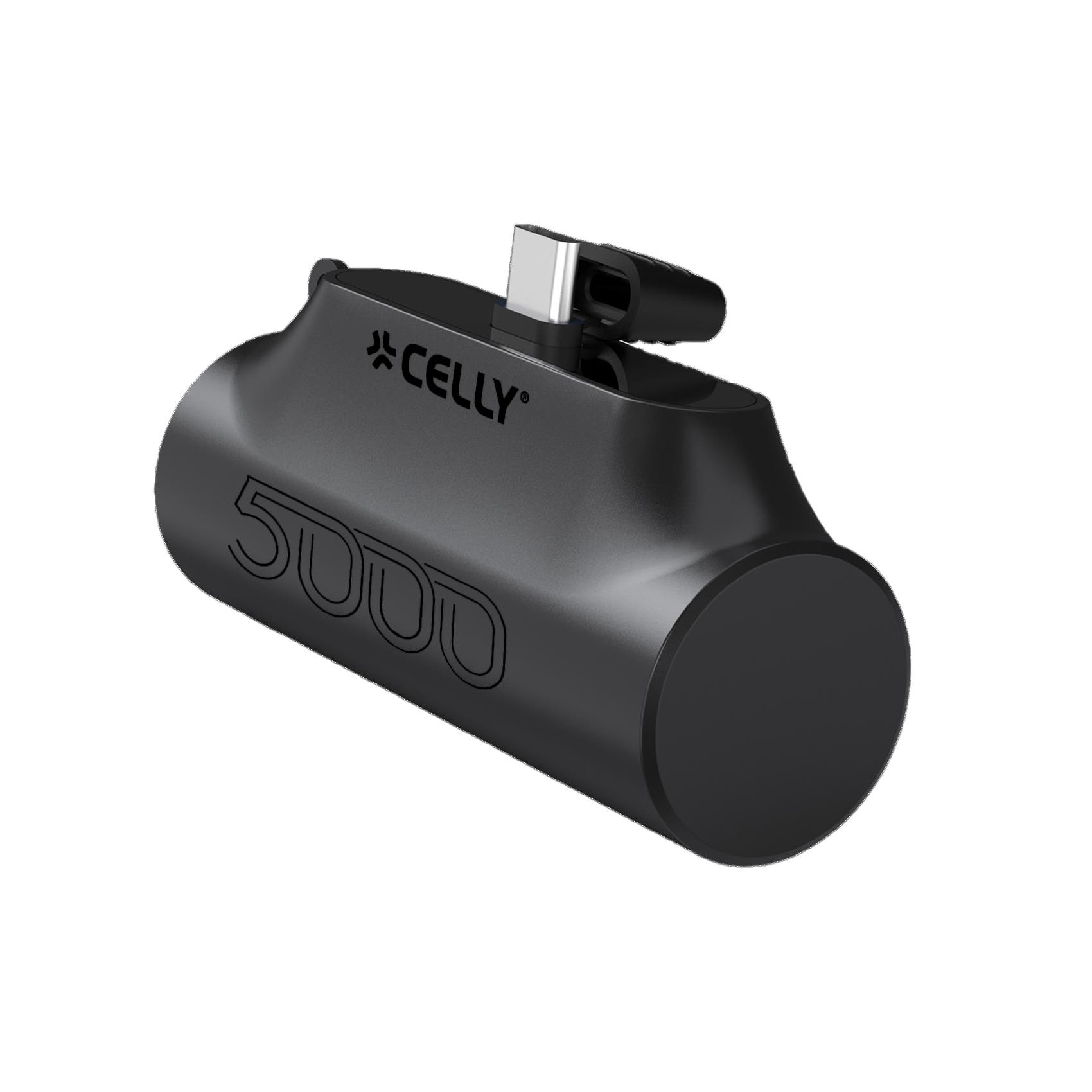 Celly Power Bank 5000mAh Black