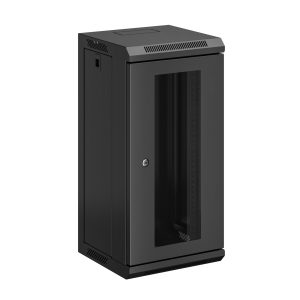 Lumivida Rack Wall 12U 10” with Glass Front Door & Removable Side Door (assebled) CAB-010-12U